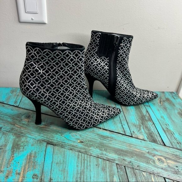 Jeffrey Campbell Jewel Studded Boots Size 9 - Picture 3 of 14
